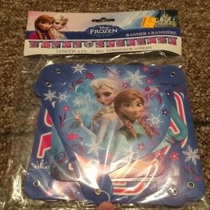 Disney Frozen Happy Birthday Banner